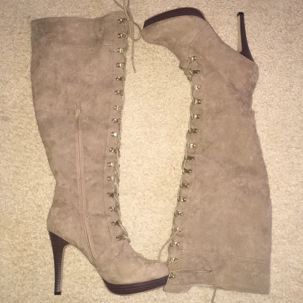 Knee High Boots 3 inch Heel